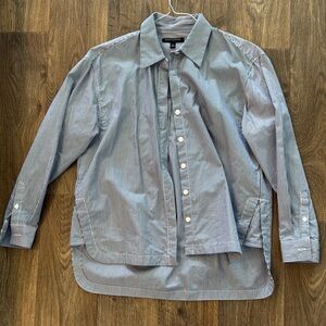 Striped Button-Up Shirt